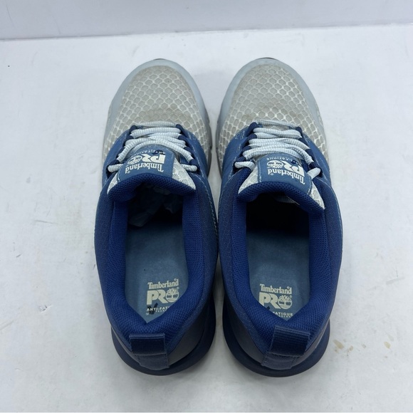 Timberland PRO Radius Womens Size 9.5M Blue Gray Composite Toe Safety Work Shoes - Picture 7 of 11